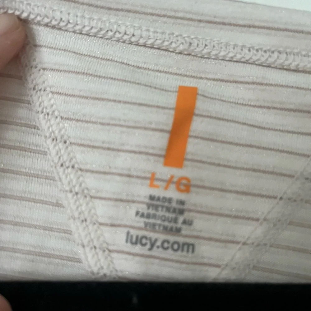 LUCY Striped Long Sleeve Henley Top - Picture 2 of 2